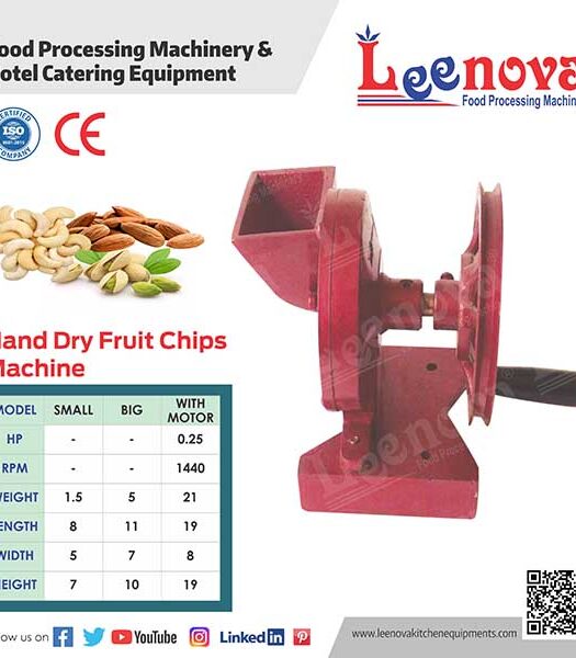 Hand Dry Fruit Chips Machine