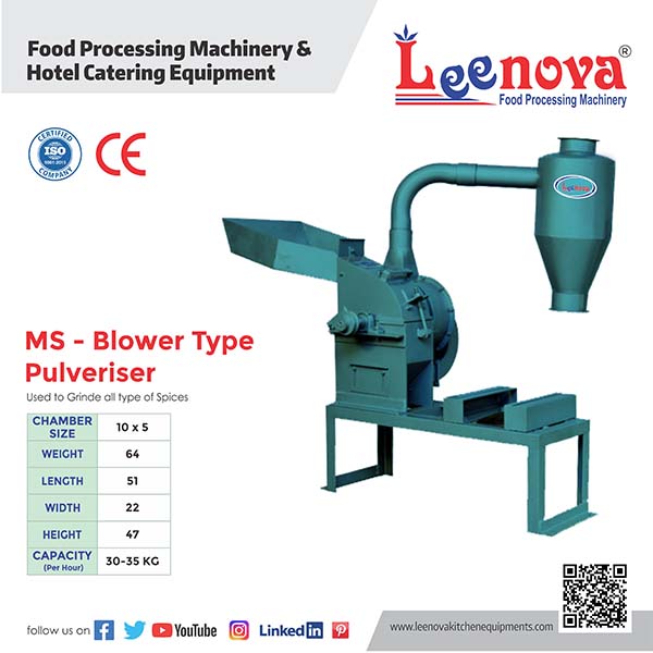 MS Pulveriser Blower, MS Pulverizer With Blower