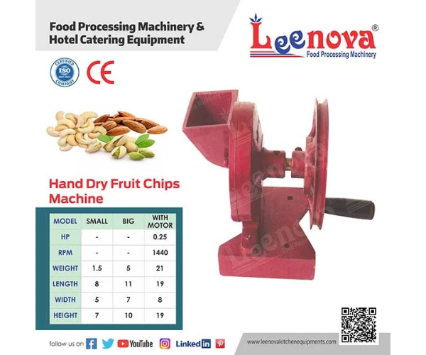 Hand Dry Fruit Chips Machine