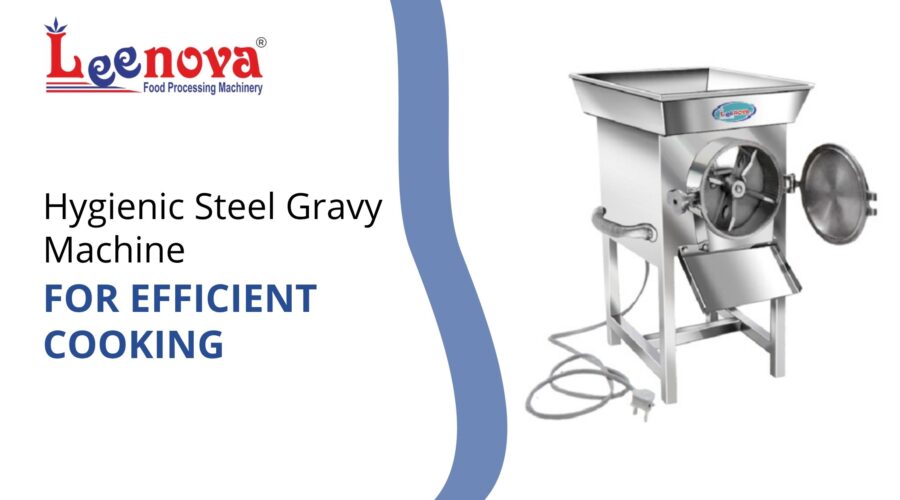 Hygienic Steel Gravy Machine for Efficient Cooking
